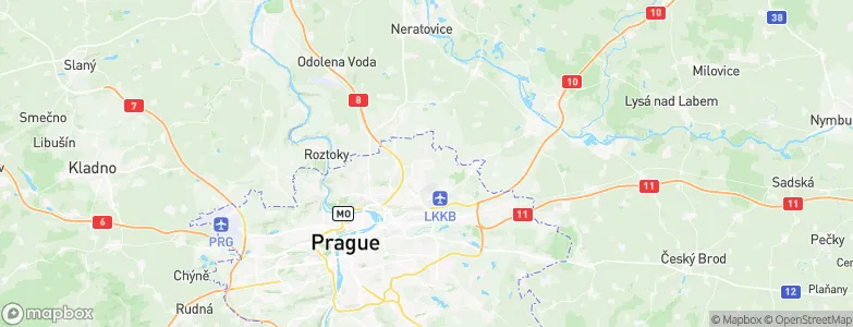 Čakovice, Czechia Map