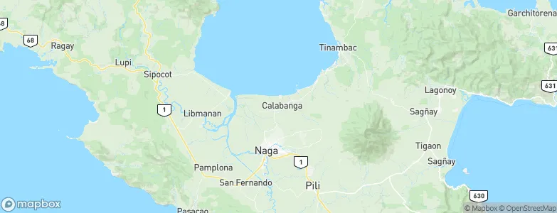 Calabanga, Philippines Map
