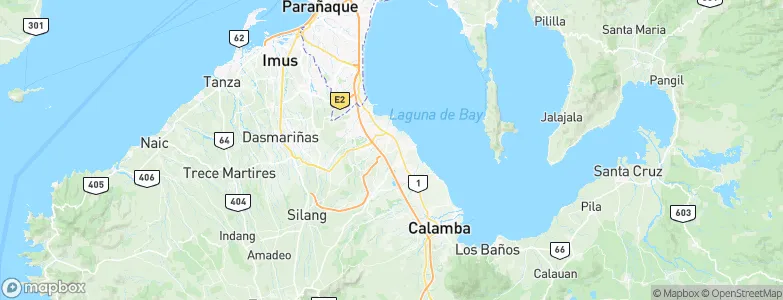 Calabarzon, Philippines Map