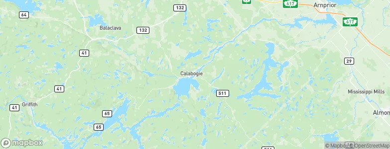 Calabogie, Canada Map