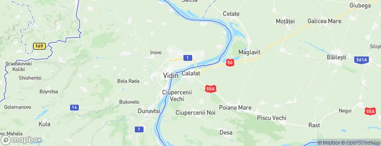 Calafat, Romania Map