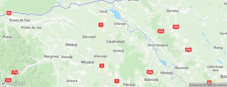 Calafindeşti, Romania Map