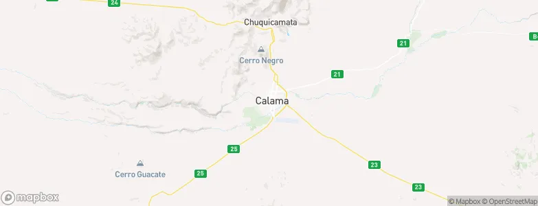 Calama, Chile Map
