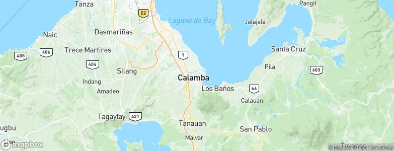 Calamba, Philippines Map