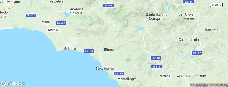 Calamonaci, Italy Map