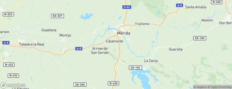 Calamonte, Spain Map