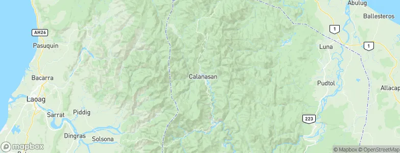 Calanasan, Philippines Map