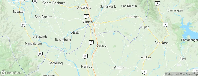 Calancuasan Norte, Philippines Map