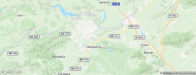 Calasparra, Spain Map