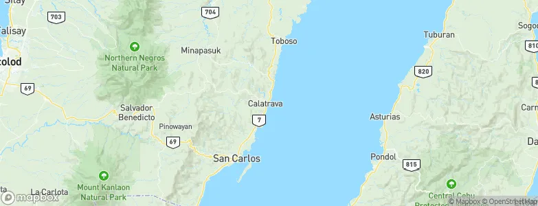Calatrava, Philippines Map