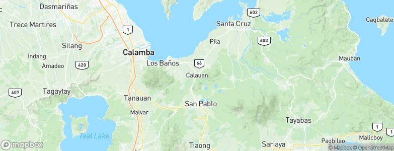 Calauan, Philippines Map