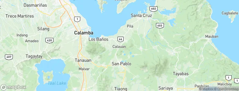Calauan, Philippines Map
