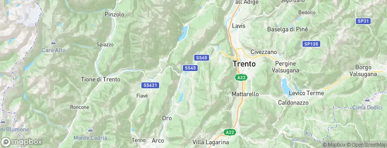 Calavino, Italy Map