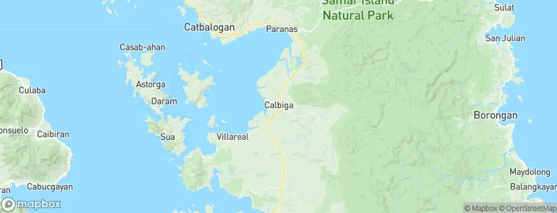 Calbiga, Philippines Map