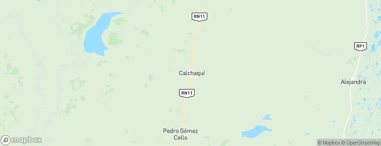 Calchaquí, Argentina Map