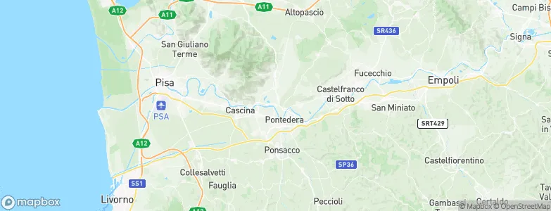 Calcinaia, Italy Map