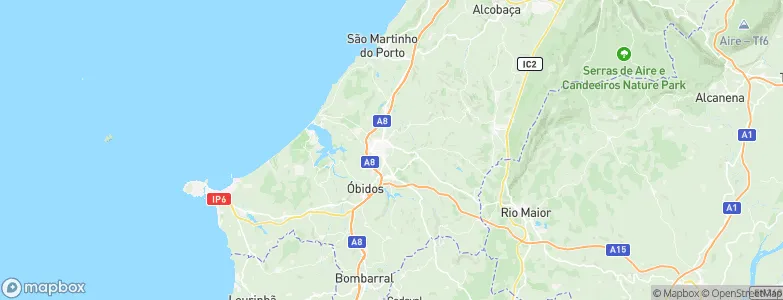 Caldas da Rainha (Nossa Senhora do Pópulo), Portugal Map
