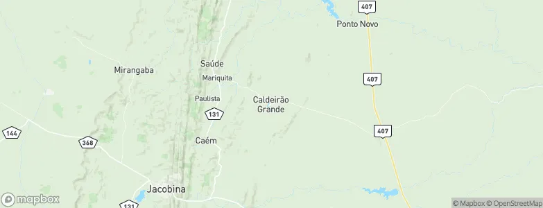 Caldeirão Grande, Brazil Map