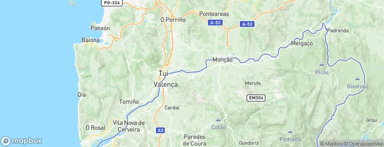 Caldelas, Spain Map
