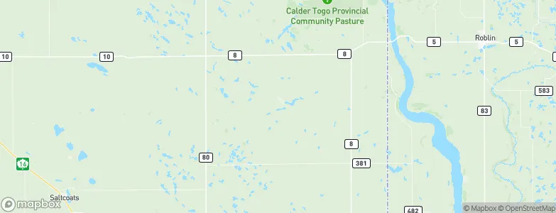 Calder, Canada Map