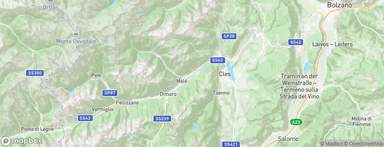 Caldes, Italy Map