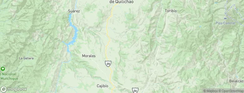 Caldono, Colombia Map