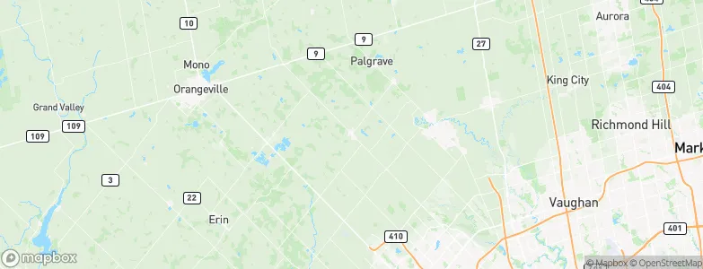 Caledon East, Canada Map