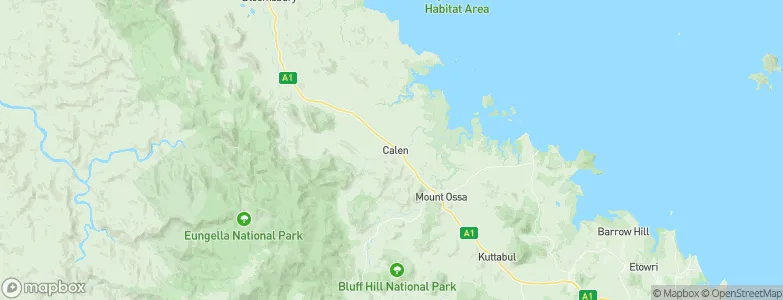 Calen, Australia Map