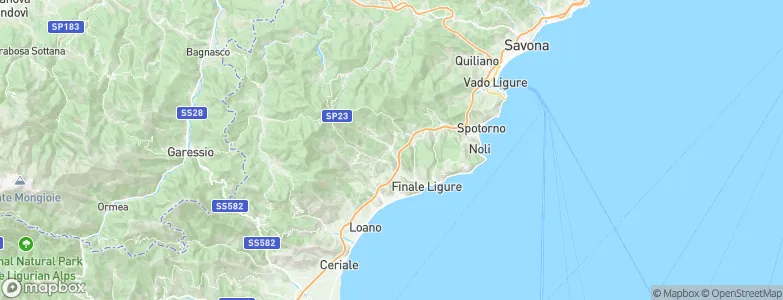Calice Ligure, Italy Map