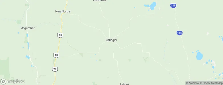 Calingiri, Australia Map