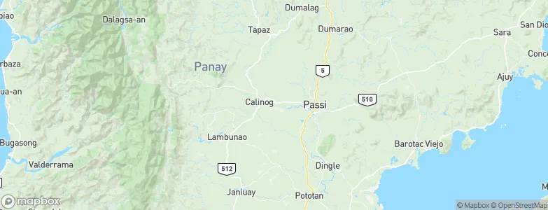 Calinog, Philippines Map