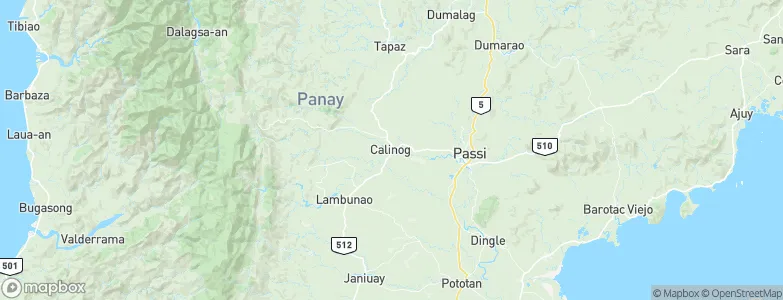 Calinog, Philippines Map