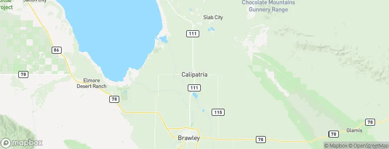 Calipatria, United States Map