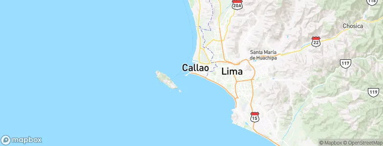 Callao, Peru Map