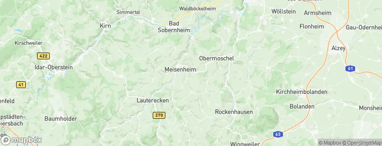 Callbach, Germany Map