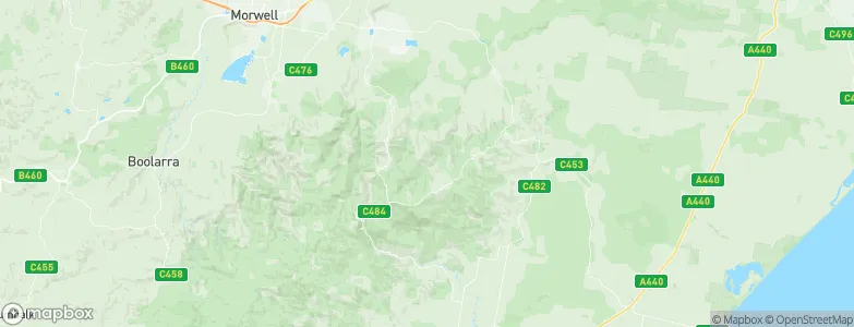 Callignee South, Australia Map