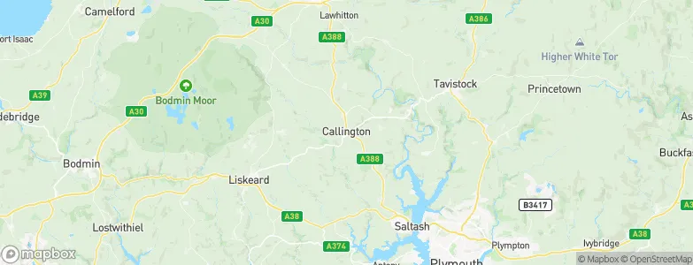 Callington, United Kingdom Map