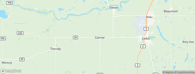 Calmar, Canada Map