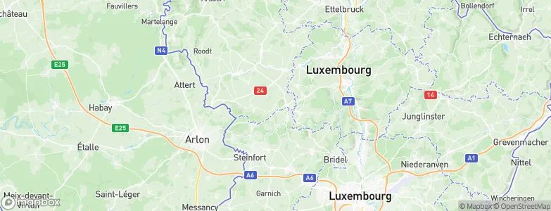 Calmus, Luxembourg Map
