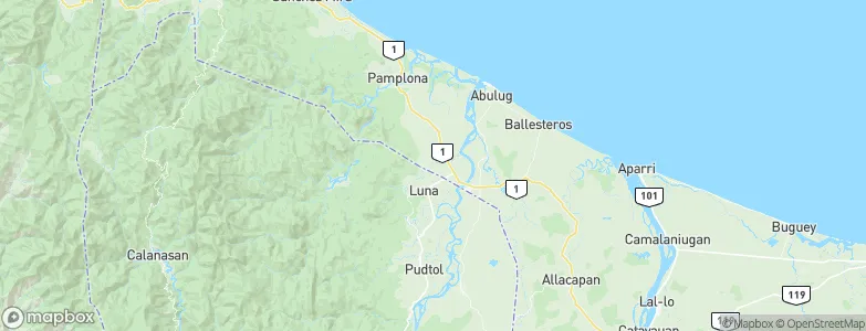 Calog Norte, Philippines Map