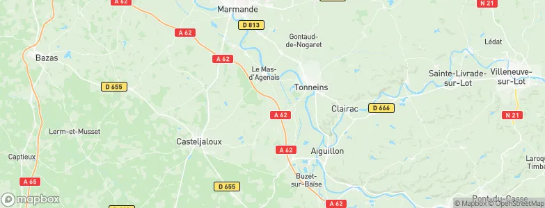 Calonges, France Map