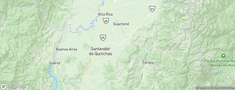 Caloto, Colombia Map
