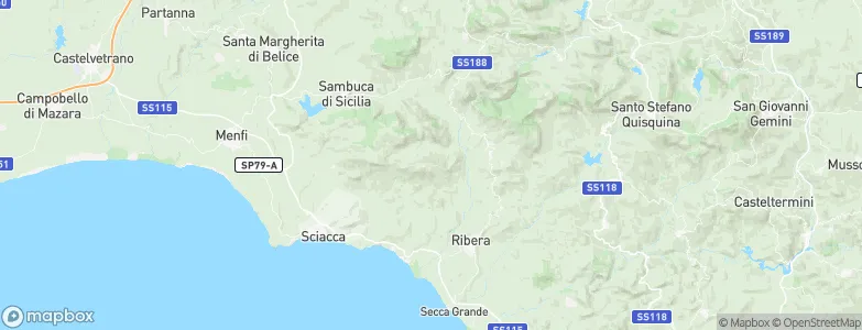 Caltabellotta, Italy Map