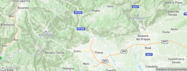 Caltrano, Italy Map