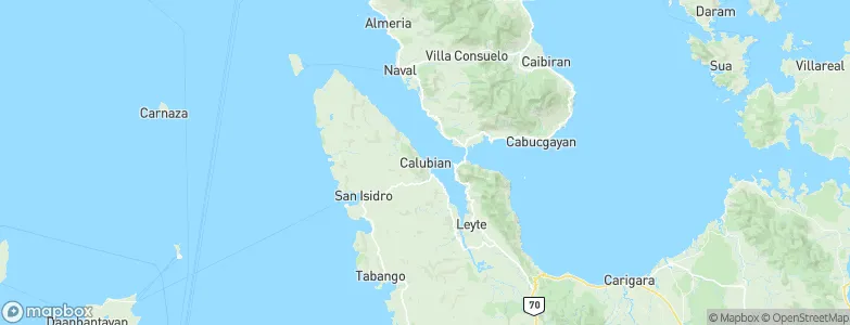 Calubian, Philippines Map