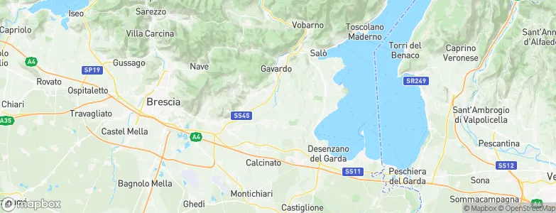 Calvagese della Riviera, Italy Map