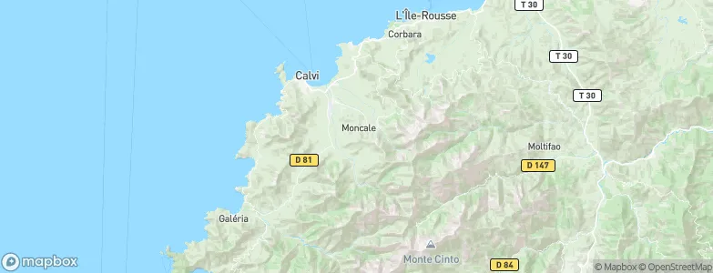 Calvi, France Map