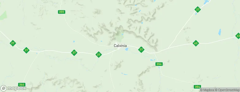 Calvinia, South Africa Map