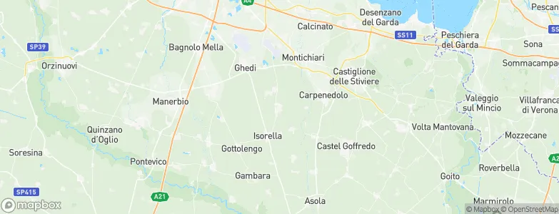 Calvisano, Italy Map