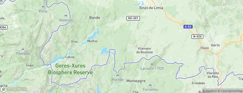 Calvos de Randín, Spain Map